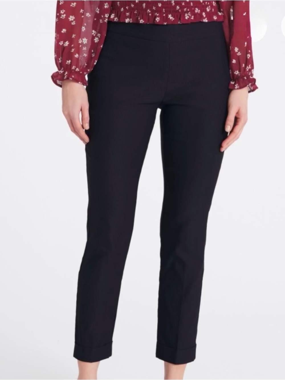 Tribal Fia Cut Straight Trouser | Navy | Size 10 | EUC